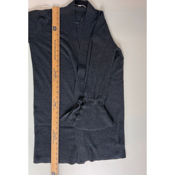Ann Taylor LOFT Women's Cardigan Sweater Long Open Front Bell Sleeve Size XS - Picture 7 of 9